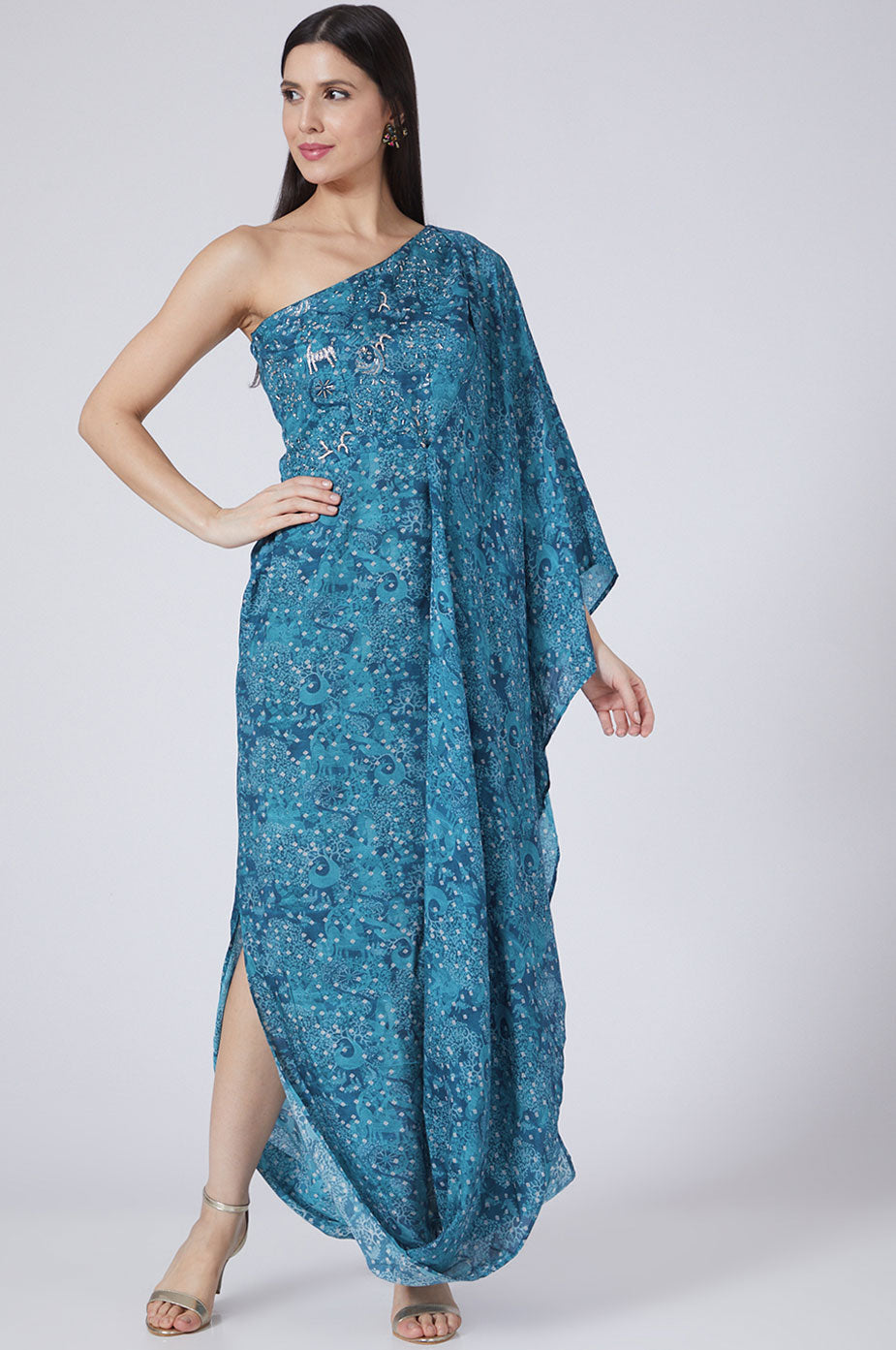 CARIA(TEAL MADHUBANI)